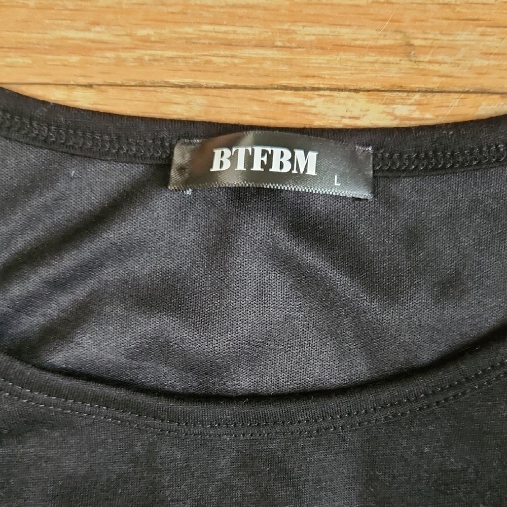 Black Ruched Sleeveless Mini Dress - Picture 2 of 5